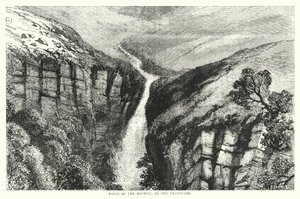 Falls of the Macmac, w Transwalu (rycina) autorstwa English School