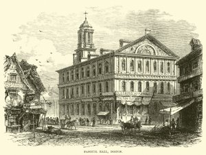 Faneuil Hall, Boston autorstwa English School