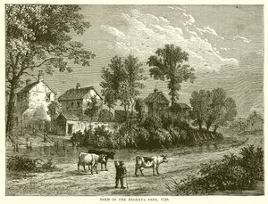 Farma w Regents Park, 1750