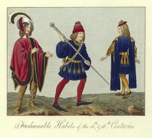 Modne obyczaje XV i XVI wieku autorstwa English School
