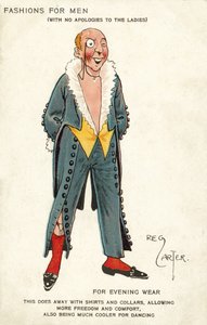 Moda dla mężczyzn (bez przeprosin dla pań) (kolor litho) autorstwa English School