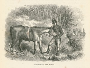 Fed między wybuchami (grawerowanie) autorstwa English School