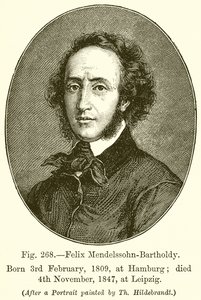 Feliks Mendelssohn Bartholdy autorstwa English School