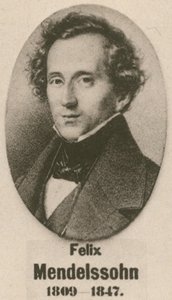 Felix Mendelssohn (grawiura) autorstwa English School