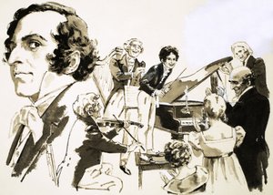 Felix Mendelssohn autorstwa English School