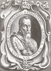 Fernando Álvarez de Toledo y Pimentel, 3. książę Alby (rycina) autorstwa English School