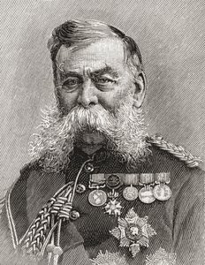 Feldmarszałek Sir John Linthorn Arabin Simmons autorstwa English School