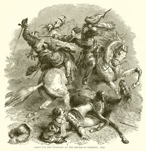Walcz o sztandar w bitwie pod Edgehill, 1642