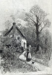 Pierwsze kwiaty, z „Godziny wypoczynku”, 1888 r. autorstwa English School