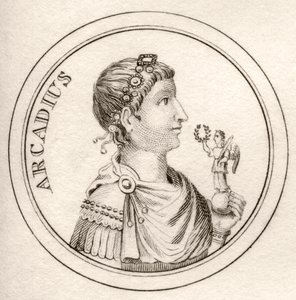 Flavius Arcadius, ze „Słownika historycznego Krabba”, opublikowanego w 1825 r. autorstwa English School