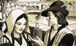 Scena florencka autorstwa English School