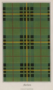 Tartan Forbesa autorstwa English School