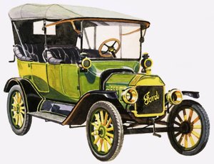 Ford model T autorstwa English School