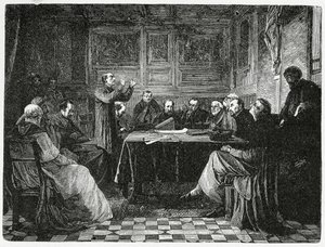 Powstanie zakonu jezuitów w 1540, 1882 autorstwa English School