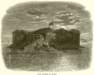 Fort Sumter w ruinach