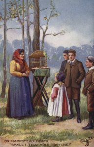 Wróżka na Hampstead Heath autorstwa English School
