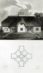 Cztery Domki, 1818 autorstwa English School