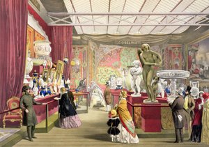 Francja nr 3, z Dickinsons Comprehensive Pictures of the Great Exhibition of 1851, opublikowany 1854 autorstwa English School
