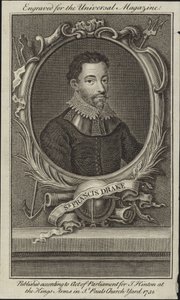 Francis Drake autorstwa English School