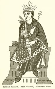 monarcha frankoński autorstwa English School
