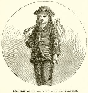 Franklin, gdy poszedł szukać swojej fortuny autorstwa English School