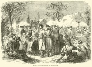Francuscy uciekinierzy w Szwajcarii, listopad 1870 autorstwa English School