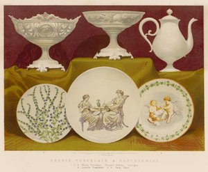 Francuska porcelana i ceramika autorstwa English School