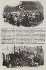 Rewolucja Francuska 1848 (grafika) autorstwa English School