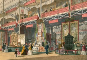 Sekcja francuska Wielkiej Wystawy 1851 autorstwa English School