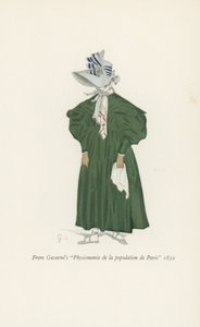 Z Gavarnie Fizjonomii Ludności Paryża 1832 autorstwa English School