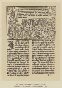 Z Traytte of God Lyuyng, wydrukowanej w Paryżu dla Antoine Verard autorstwa English School