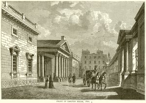 Front Carlton House, 1820 autorstwa English School