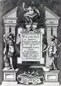 Frontispiece for Argenis autorstwa Johna Barclay, drugie wydanie angielskie, 1636 autorstwa English School