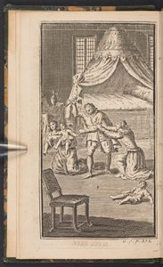 Frontyspis tragedii Yorkshire autorstwa English School