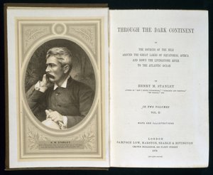 Frontispiece to Through the Dark Continent, Henry M. Stanley, opublikowany w 1878 r. autorstwa English School