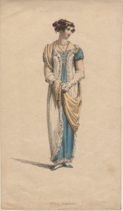Pełna sukienka, 1817 autorstwa English School
