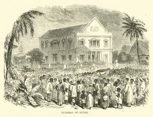 Pogrzeb Knibb autorstwa English School