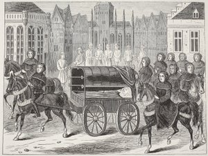 Pogrzeb Ryszarda II autorstwa English School