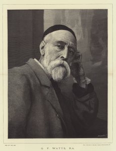 GF Watts, RA (grawerowanie) autorstwa English School