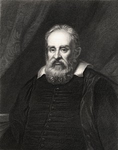 Galileo Galilei (1564-1642) z Galerii Portretów, wyd. 1833 autorstwa English School