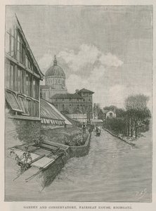 Ogród i oranżeria, Fairseat House, Highgate autorstwa English School