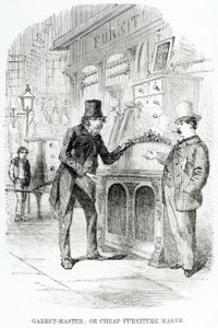 Garret-Master, czyli tani producent mebli, ok. 1840 r autorstwa English School