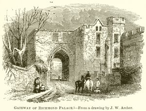 Brama Pałacu Richmond autorstwa English School