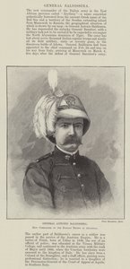 Generał Antonio Baldissera, nowy dowódca wojsk włoskich w Abisynii (rycina) autorstwa English School