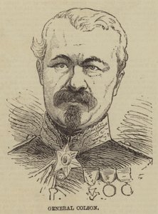 Generał Colson (Grawerowanie) autorstwa English School