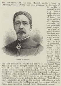 Generał Dodds (grawerunek) autorstwa English School