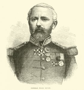Generał Felix Douay, 1870 autorstwa English School