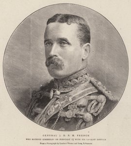 Generał J D P H French (grawerunek) autorstwa English School