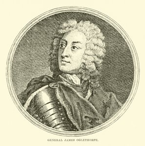 Generał James Oglethorpe autorstwa English School