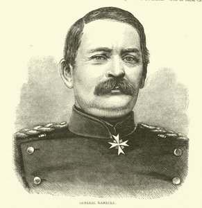 Generał Kamecke, październik 1870 autorstwa English School